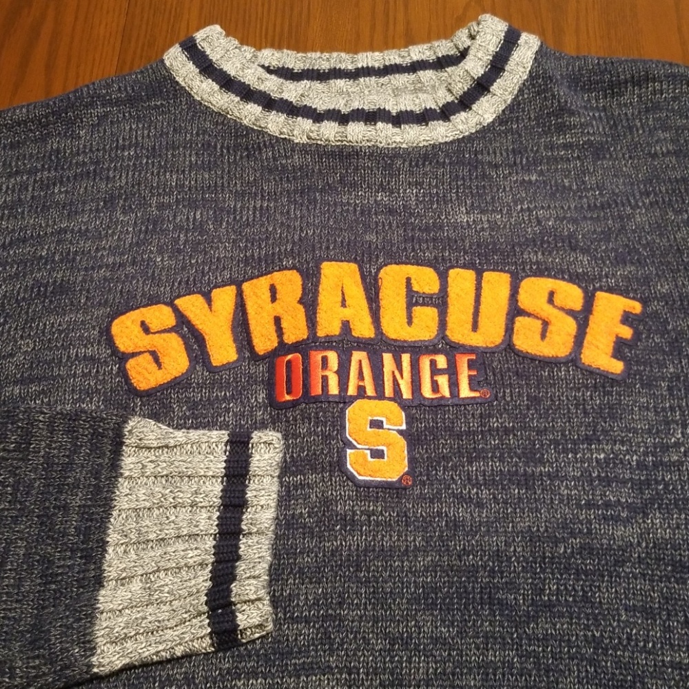 Syracuse orange sock crew sweater A328 B326